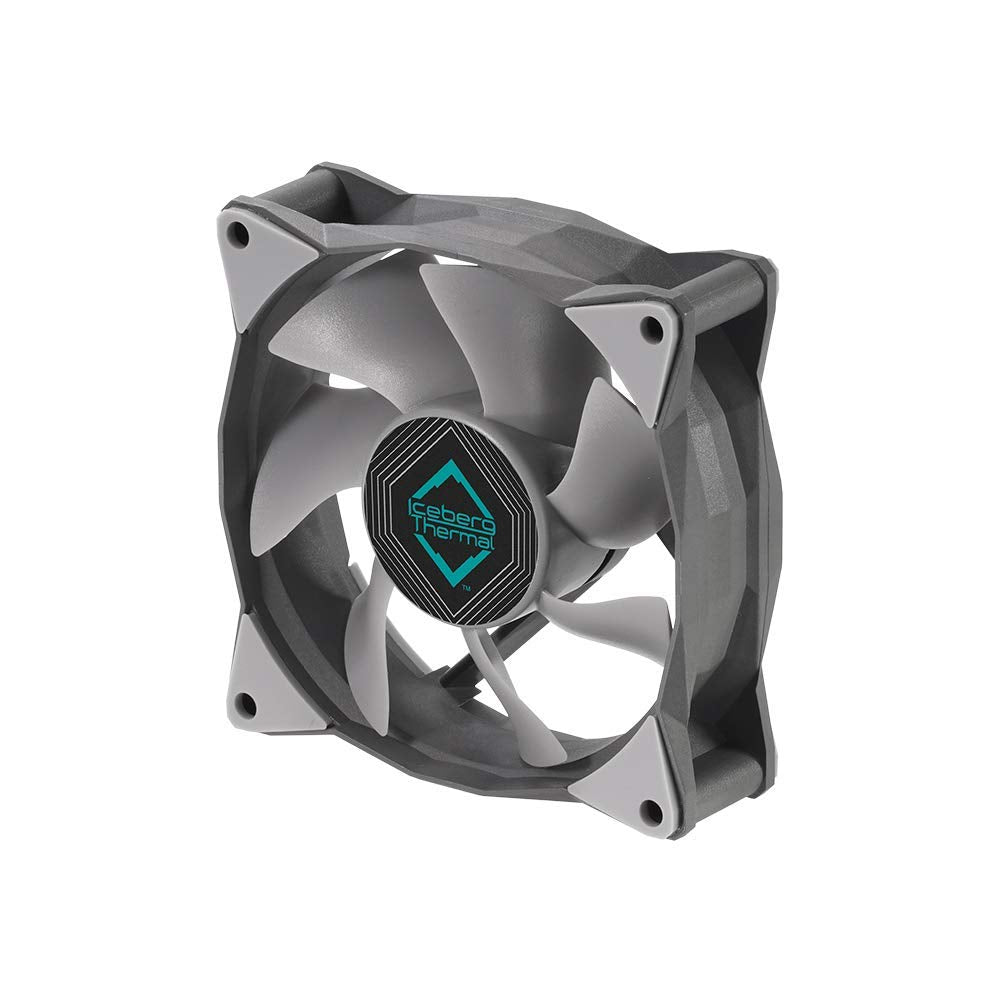 Iceberg Thermal IceGALE Xtra 80mm PWM High Performance Case Fan 3-Pack (Gray)