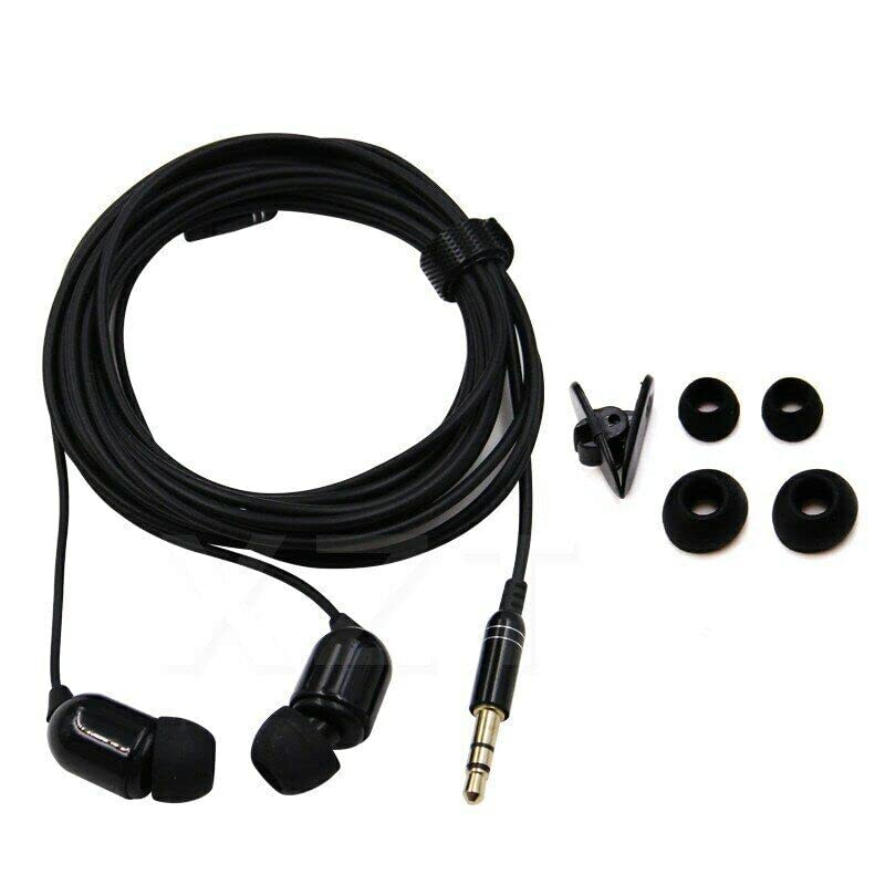 VizGiz 3 Pack 10FT Earbuds 3.5mm Stereo 3 Pole Headset Earphones 3 Meter Long Extension Wired Cord Cable Earphone Monitor in-Ear Headphone for Live…