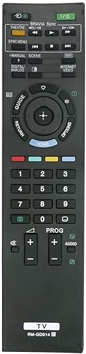 RM-GD014 Remote Control Replacement for Sony TV KDL-55HX700 KDL-55EX500 KDL-40HX700 KDL-46HX700 KDL-40EX500 KDL-40EX400 KDL-46EX500 KDL-32EX500