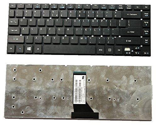 New Laptop Keyboard Without Frame Replacement for Acer MP-10K23U4-6981 PK130IO1B00 KBI140A292 MP-10K2, US Layout Black Color