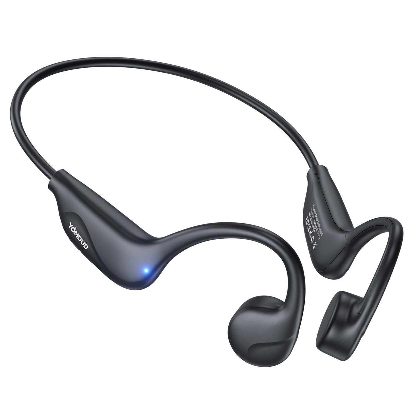 Yomdud Bone Conduction Headphones,Open Ear Headphones Bluetooth 5.4 with Mic,10H Playtime,Bone Conduction Earbuds IPX5 Waterproof,Sports Headphonefor…