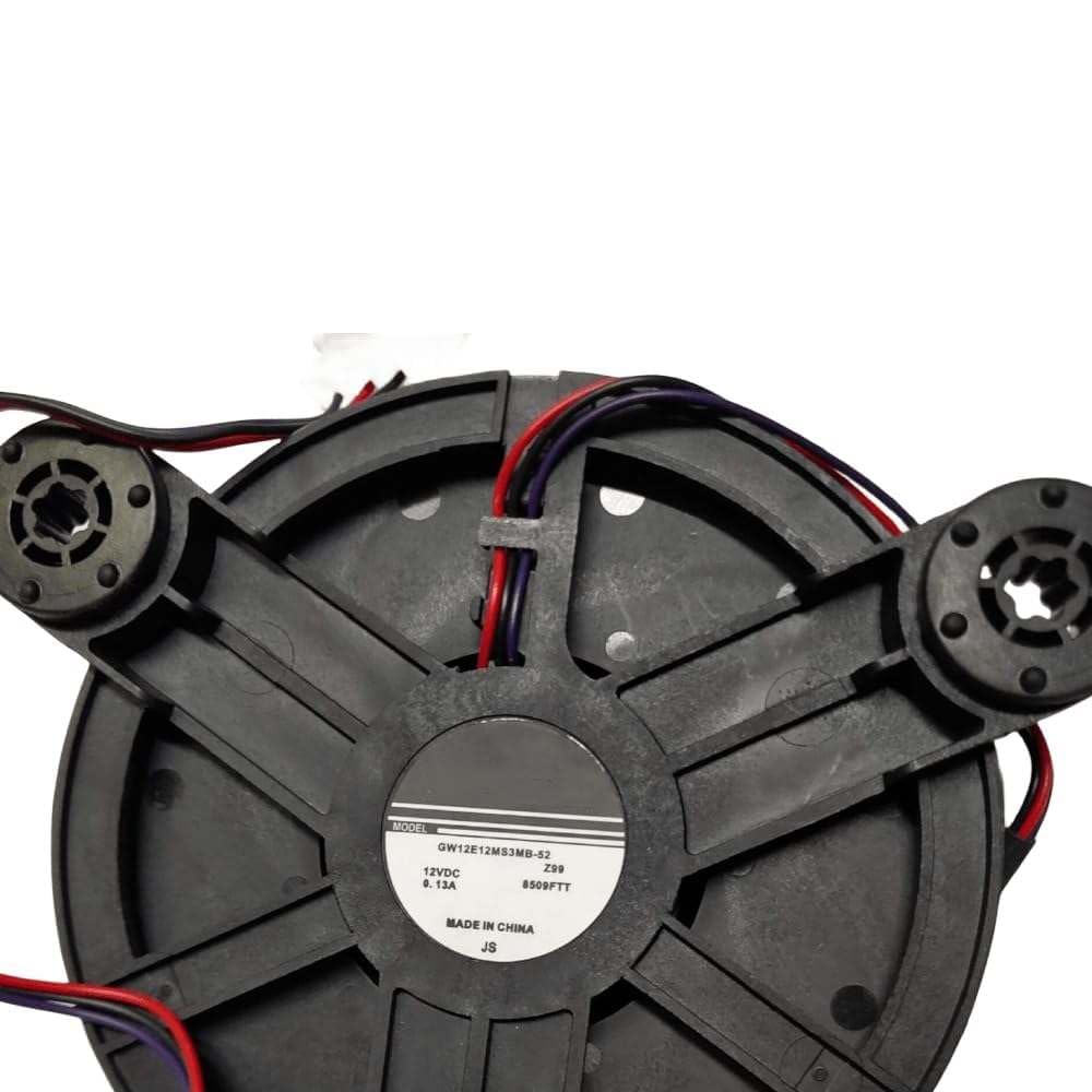 GW12E12MS3MB-52 DC12V 0.13A 123MM Fan - 3-Wire Refrigerator Cooling Fan