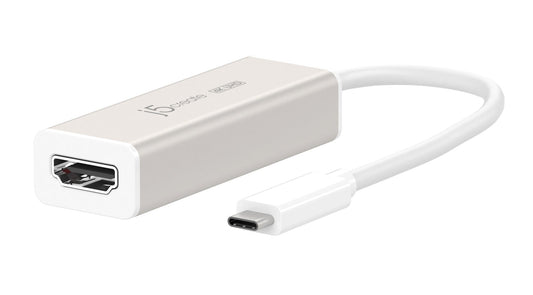 j5create USB Type-C to 4K HDMI Adapter JCA153 / 4K @60 Hz/for MacBook, Chromebook, Type C Laptops