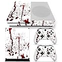 Skin Sticker Vinyl Decal Wrap Cover for Xbox One S Console and Controller (White)