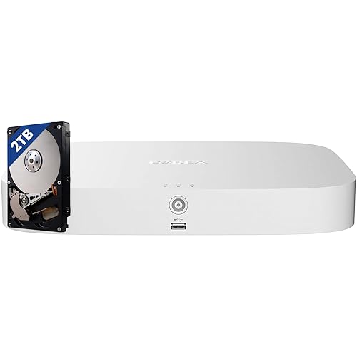 Lorex 4K 8-Channel 2TB Network Video Recorder (NVR) with Smart Motion Detection, Voice Control and Fusion Capabilities
