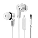 UrbanX R2 Wired in-Ear Headphones with Mic for Samsung Galaxy Tab A 10.1 (2016) with Tangle-Free Cord, Noise Isolating Earphones, Deep Bass, in-Ear…
