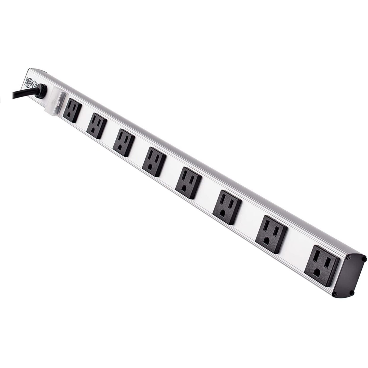 Tripp Lite 8 Right Angle Outlet Bench & Cabinet Power Strip, 24 in. Length, 15ft Cord with 5-15P Plug (PS2408RA)