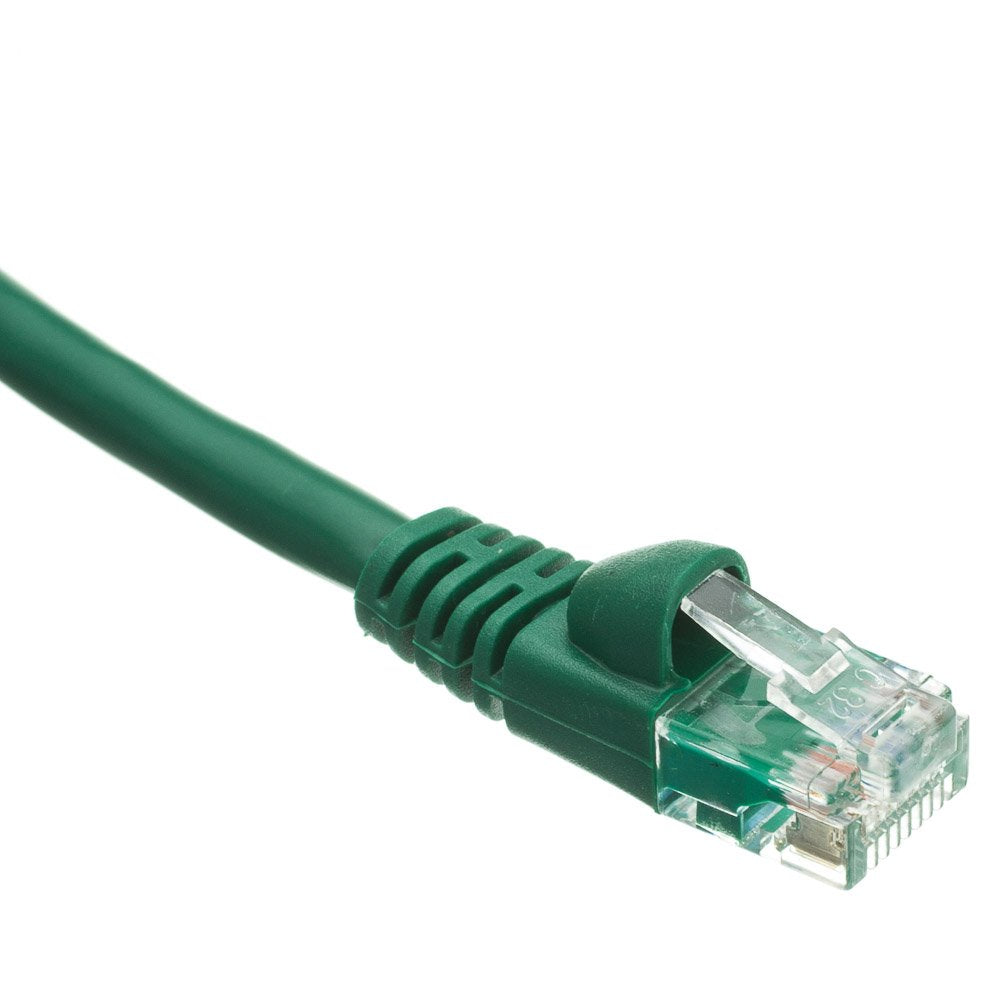 CableWholesale Cat6 UTP Ethernet Cable, Snagless Boot, PoE, 75 ft, Green