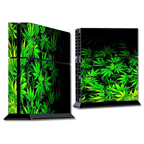 Skin Decal Vinyl Wrap for PS4 Sony Playstation 4 Console (Skins only) - Weed gonja