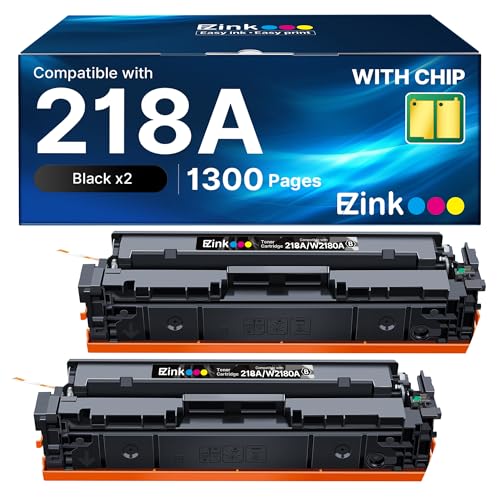 E-Z Ink 218A with Chip Compatible for HP 218A Toner Cartridges Black 218X Toner for HP Color LaserJet pro MFP 3301fdw Toner 3301cdw 3201dw 3301sdw