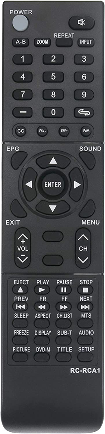 Replaced Remote Control fit for RCA LCD LED HDTV TV WD11452 WD12143 WD12372 WD11392 WD12422 WD12192 WD11442 WD12101 WD12492 WD12021 46LB45RQ
