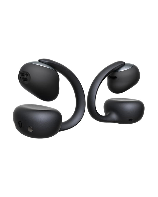Baseus Bowie MC2 Open Ear Clip On Earbuds, CloudComfort 2.0 Wrap-Around Design, LDAC Hi-Res Audio, Bluetooth 6.0, 55H Playtime, 4-Mic AI Clear Call