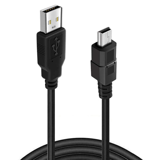 BATSOEASY 10ft Charging Cable Compatible with PS3 Controller, USB 2.0 Type A to Mini B Cable Sync Cord Compatible with PlayStation 3 PS3 Slim