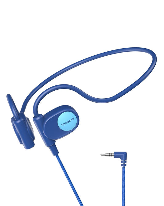 Mehomeli Kid Headphones for School, Air Conduction Open Ear Headphones, 3.5mm Jack Wired Cord, Ultra-Comfort, Ergonomic and Lightweight Design…