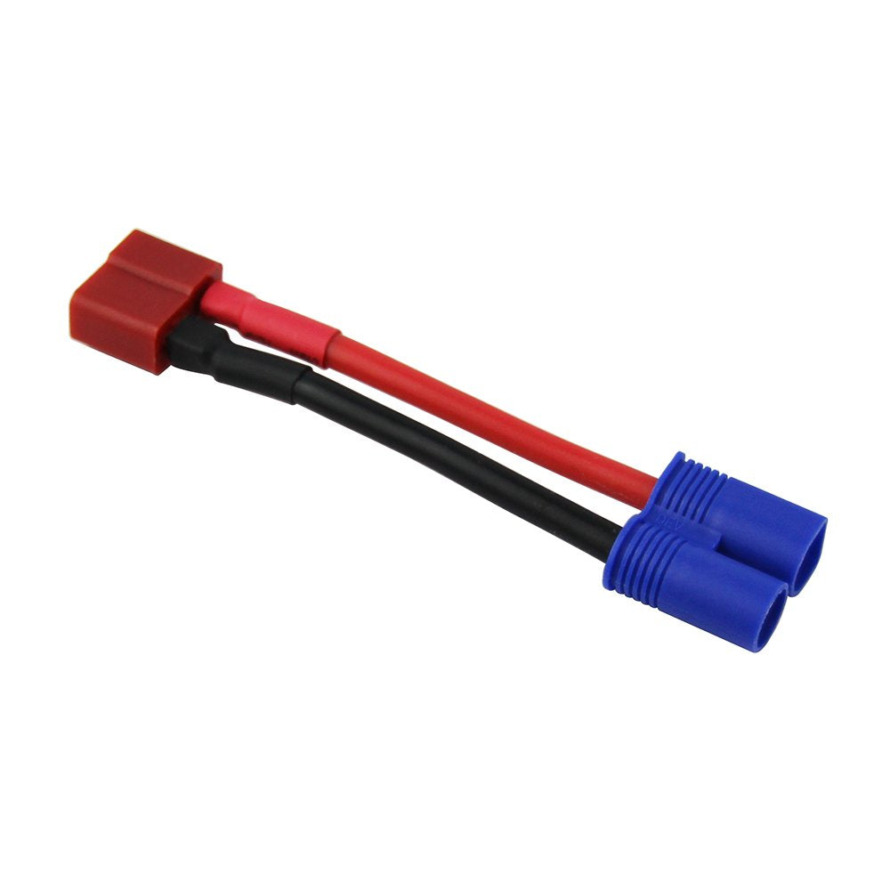 OliYin 3pcs Male EC3 to T-Plug Style Female Style Connectors Adapters 14awg 1.96inch(Pack of 3)
