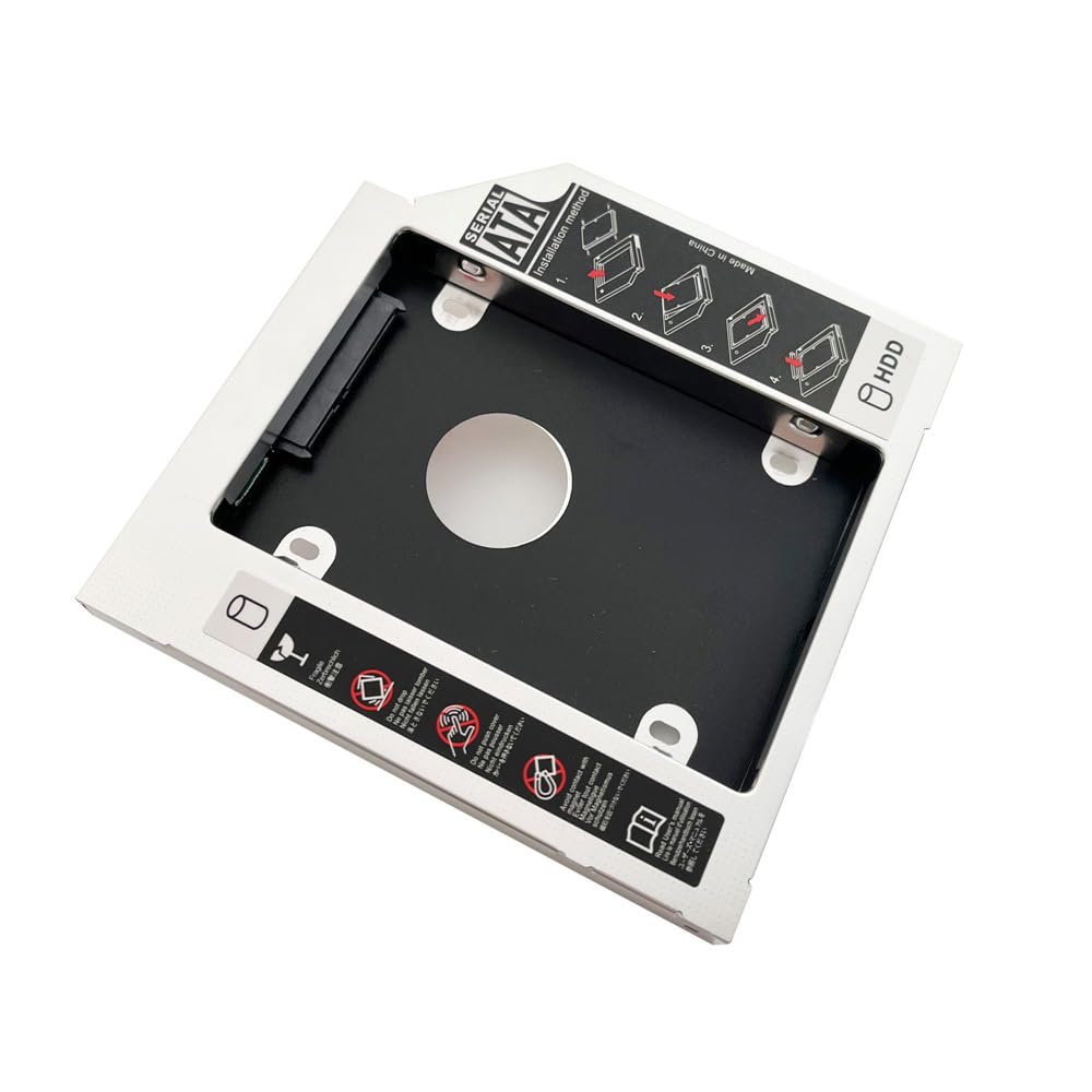 12.7mm 2nd Hard Drive HDD SSD SATA Optical Bay Caddy Frame Tray Bracket for HP ProBook 2230s 4325s 4326s 4720s 4730s