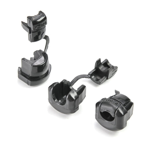 Fielect Round Cable Wire Strain Relief Bush Grommet Round Strain Relief Bushing Electric Cable Protection Cord Buckle 6N-4 40 Pcs