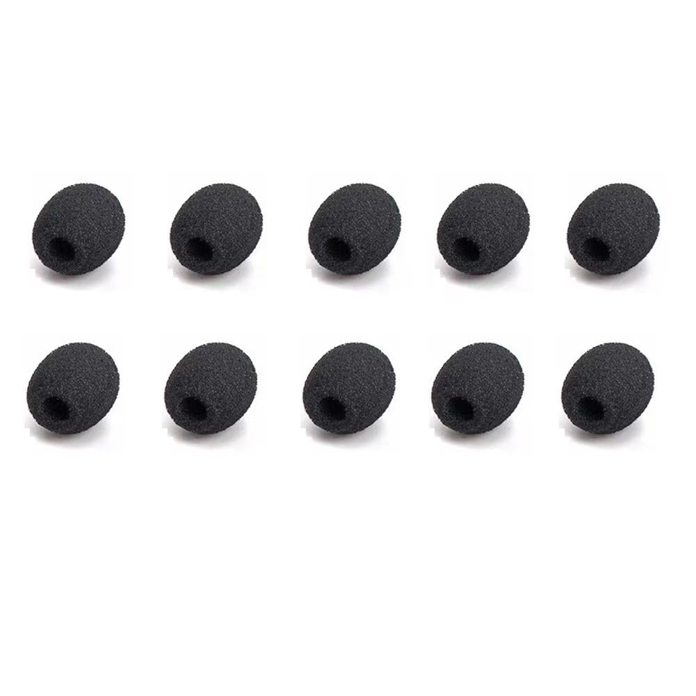 ZRAMO5 Packs Professional Furry Outdoor Wireless Lavalier Microphone Wind Screen Furry Muffs Diameter 4-8mm Fits Most Lapel Clip Lav Windscreen