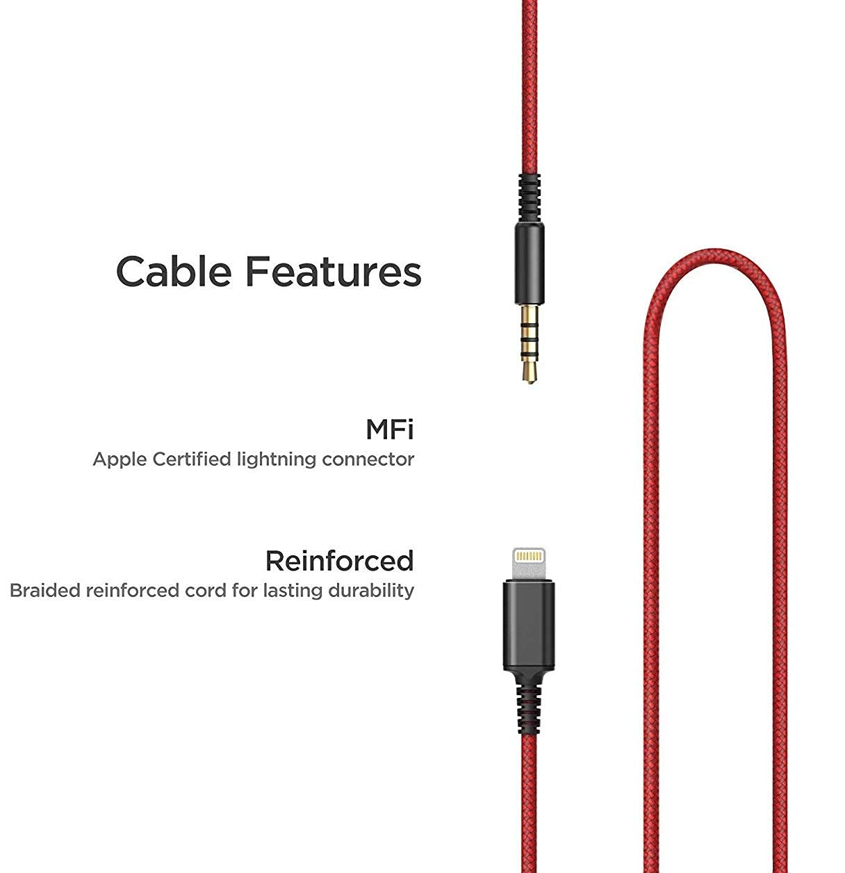 Thore Over Ear iPhone Headphones with Lightning Connector (Apple MFi Certified) - Closed Back Studio DJ Monitor Earphones (50mm Neodymium Drivers)…