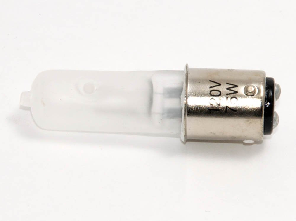 Bulbrite Q75FR/DC 120-Volt Halogen JD Type DC Base Bulb, Frosted, 75-Watt