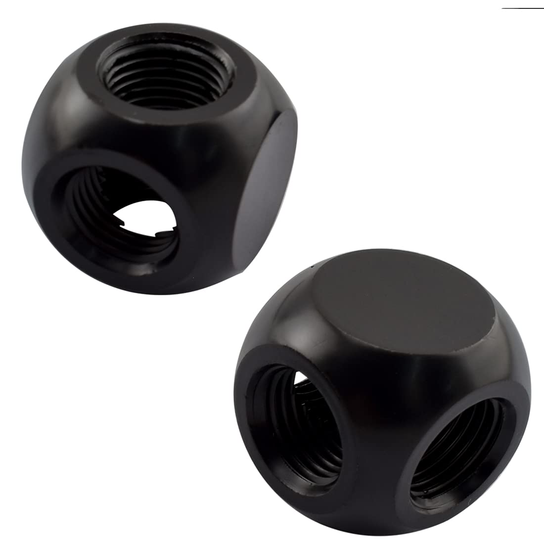 SDTC Tech 4-Pack G1/4" 3-Way Ball Fittings Computer Water Cooling Systems Connectors