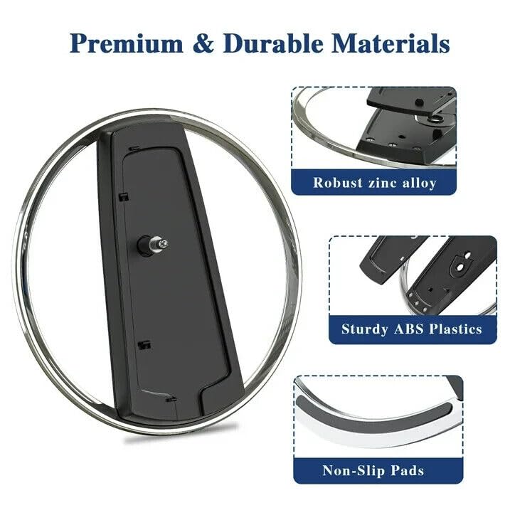 PEGLY Vertical Stand for PS5 Consoles Compatible with PlayStation 5 Slim Disc and Digital Edition Solid Base Accessories