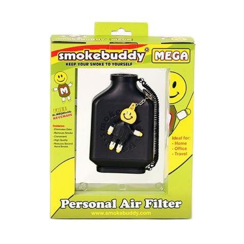 Smoke Buddy Mega Personal Air Purifier Cleaner Filter Removes Odor - Black New