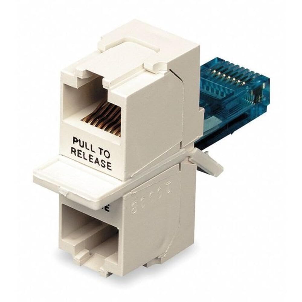 Hubbell BR851A Adapter, Split 568B Jack to 2 Jack, PR1, 4, PR2, 3