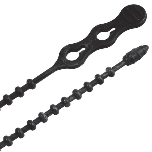 Gardner Bender 8 in. L Black Beaded Cable Tie 40 pk