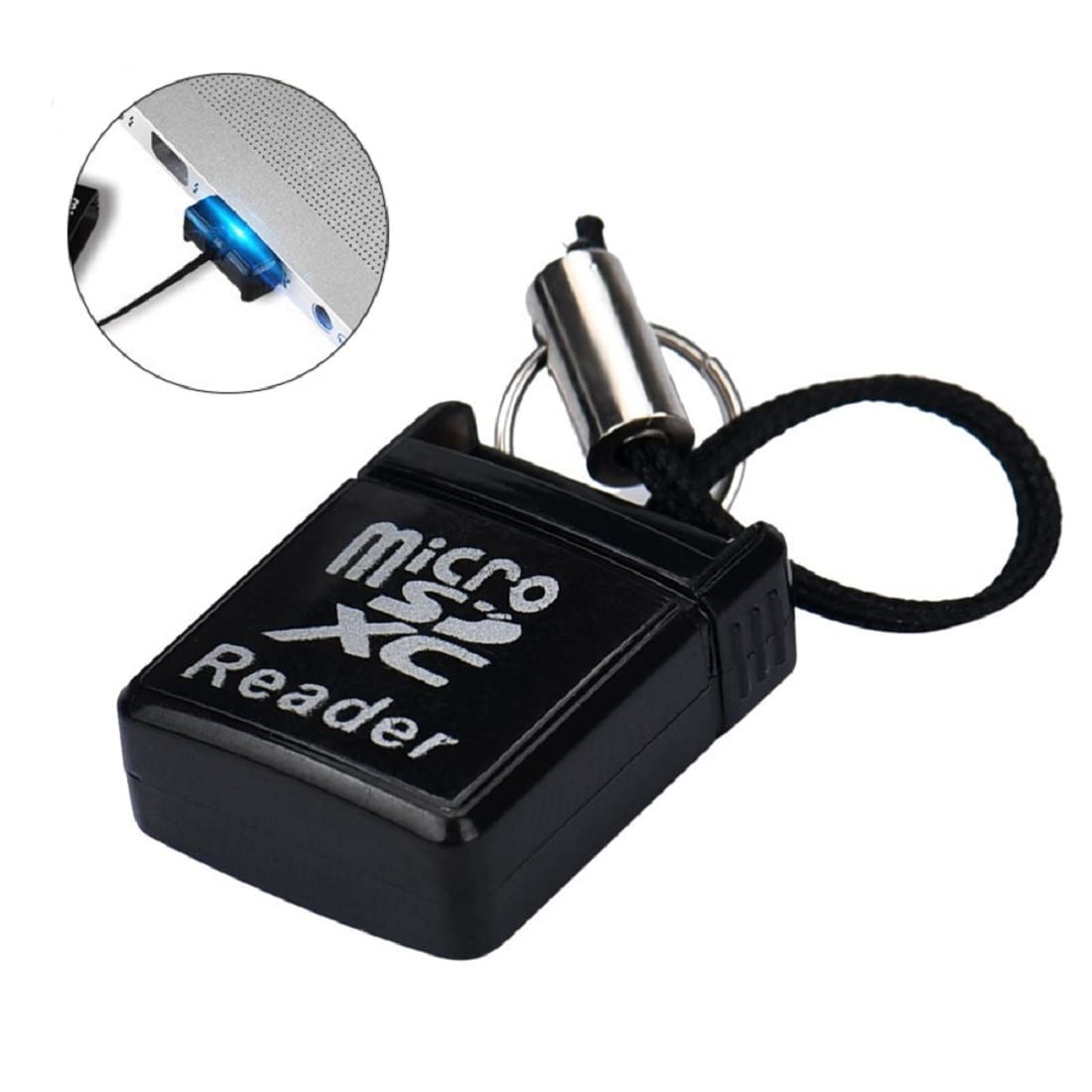 Cotchear MINI Super Speed Micro SD/SDXC TF USB 2.0 Card Reader Adapter
