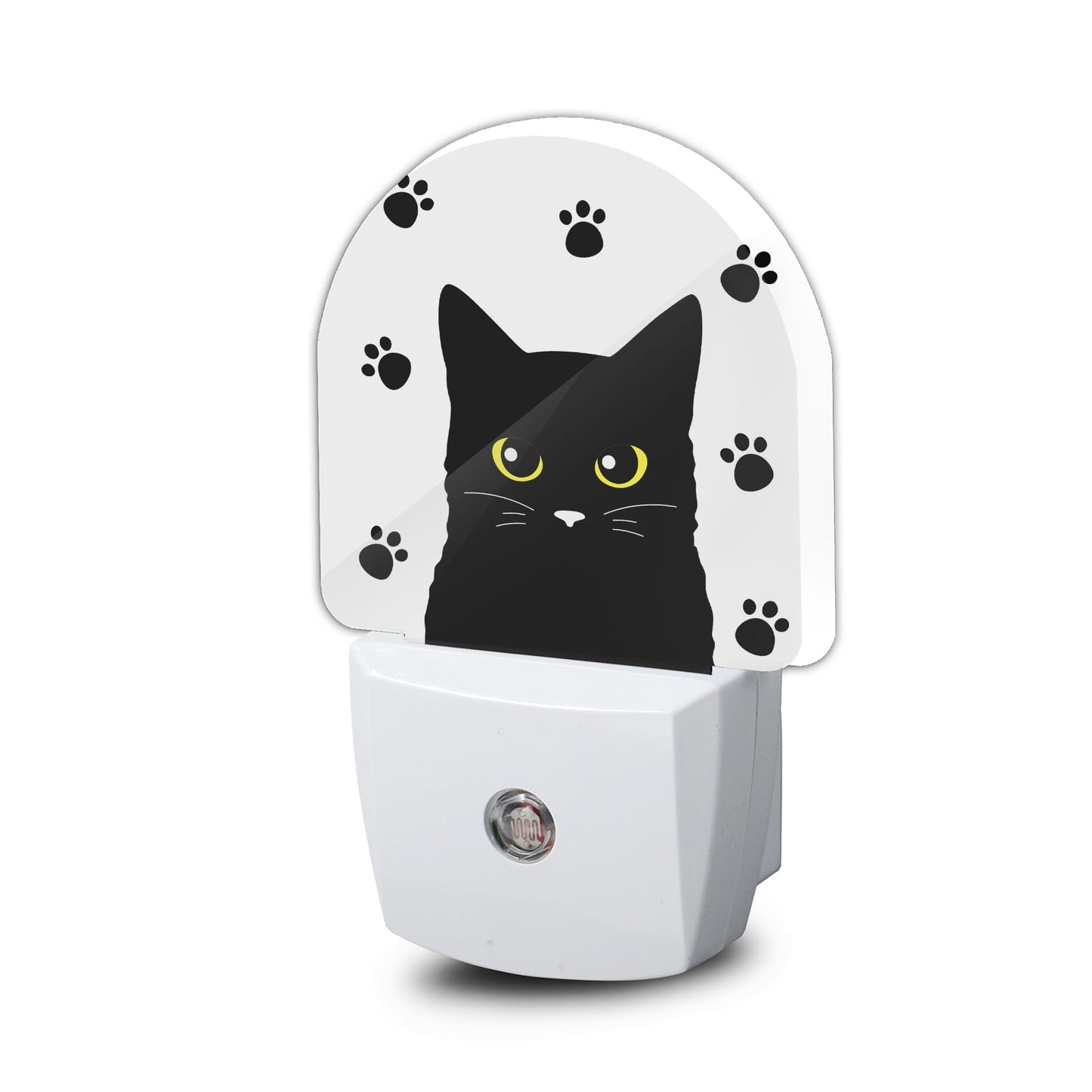 ZTHLL Black Cat Night Light, Night Light Plug into Wall with Dusk to Dawn Sensor, LED Lamp Energy Saving Lights for Men Women Boys Girls,Lamp