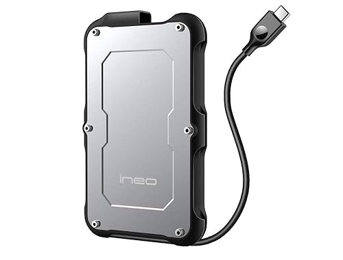 Avolusion ineo (C2580c-480G+32G) IP66 Waterproof & Military-Grade Shockproof Rugged 480GB (512GB) USB 3.1 Portable External SSD + Free 32GB USB Flash