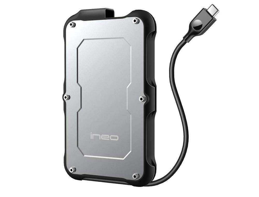 Avolusion ineo (C2580c-480G+32G) IP66 Waterproof & Military-Grade Shockproof Rugged 480GB (512GB) USB 3.1 Portable External SSD + Free 32GB USB Flash