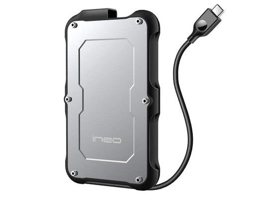 Avolusion ineo (C2580c-480G+32G) IP66 Waterproof & Military-Grade Shockproof Rugged 480GB (512GB) USB 3.1 Portable External SSD + Free 32GB USB Flash