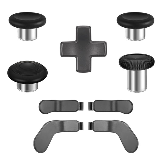 9 in 1 OEM Magnetic Thumbsticks Analog Thumb Sticks Replacement Joystick Parts Repair Accessories Kit Component Set with 4 Paddles, 1 D-Pads for Xbox