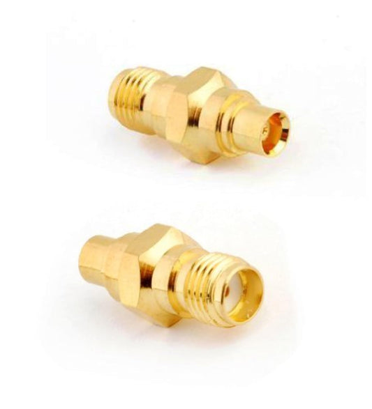 DHT Electronics RF coaxial Coax adadpter SMA Female to MCX Female