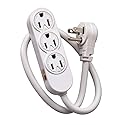 Leviton 3-Outlet Power Strip for Use Inside Structured Media Center, 49605-APS, White