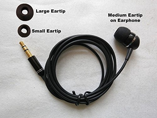 Scan Sound 1-Bud Gold Earphone with Eartips