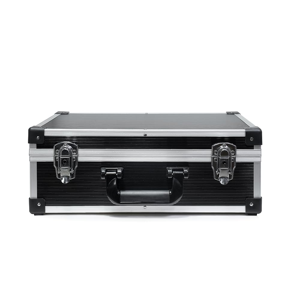 AxiGear 18in Aluminum Hard Case with DIY Customizable Foam Insert (18 x 13 x 5in Interior)