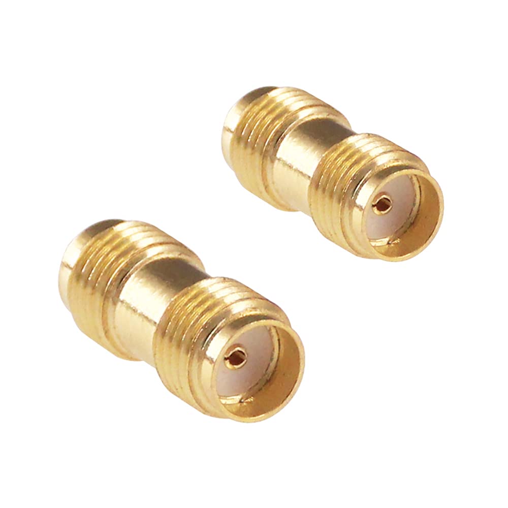 RFaha 8pcs Antenna Adapter SMA Male to Male SMA Female to Female Connector Converter for WiFi Caoxial Extension Cable(F14-8)