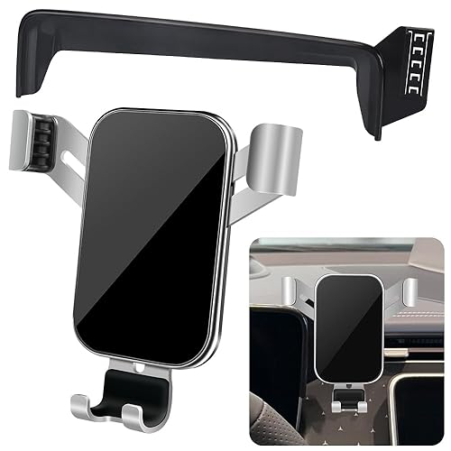 LUNQIN Car Phone Holder for Mercedes Benz EQE 2023 2024 2025 2026 EQE320 EQE320+ EQE350 EQE350+ EQE500 Auto Interior Accessories Best Cell Phones