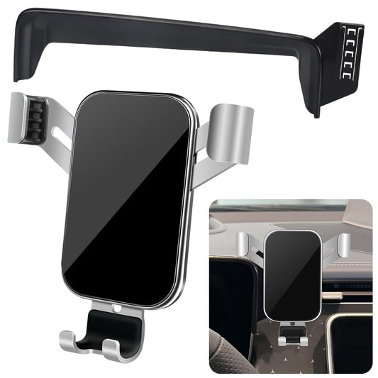 LUNQIN Car Phone Holder for Mercedes Benz EQE 2023 2024 2025 2026 EQE320 EQE320+ EQE350 EQE350+ EQE500 Auto Interior Accessories Best Cell Phones