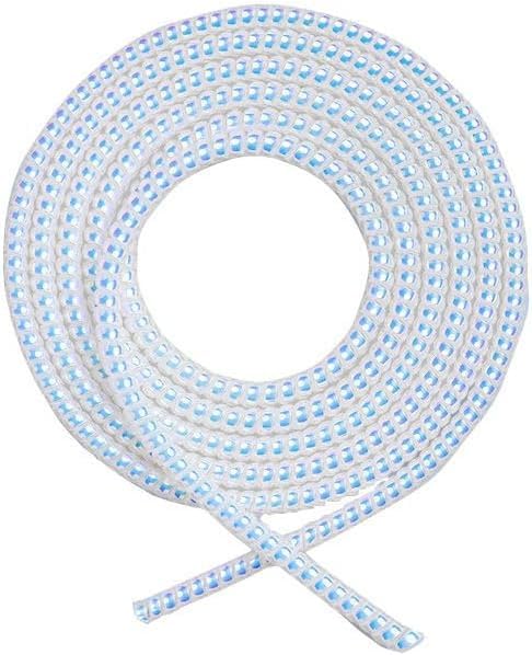 5pcs Laser Spiral Cable Protectors - Charger/USB Data Cable Sleeves | Headphone Cord Savers for Phones, Earphones | Pet Chew Prevention, Durable Cable