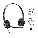 Cisco Headset Noise Cancelling Mic Compatible with Cisco Phone 6841 6871 7941g 7961g 7971g 8811 8845 8865 8941 8961 Series Models Includes U10 RJ9