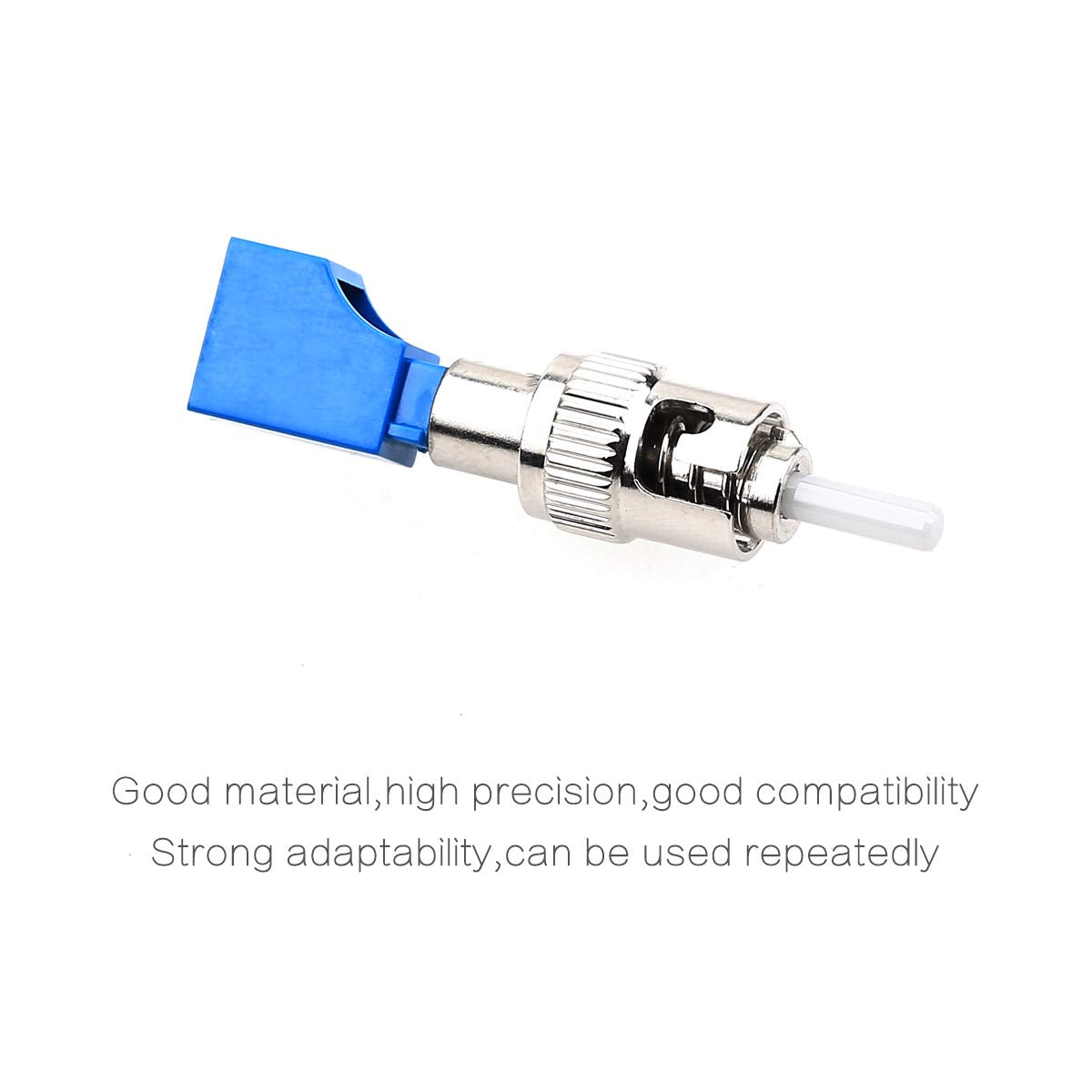 KELUSHI Single Mode 9/125 SM ST Male to LC Female Hybrid Optical Fiber Adapter Connector