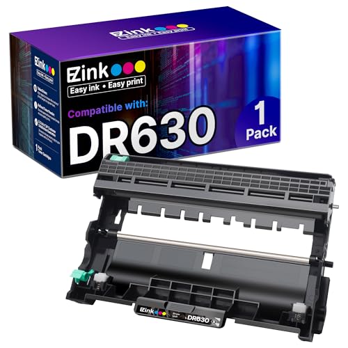 E-Z Ink Compatible Drum Unit (Not Toner) Replacement for Brother DR630 DR 630 Compatible with HL-L2300D HL-L2320D HL-L2340DW HL-L2360DW HL-L2380DW