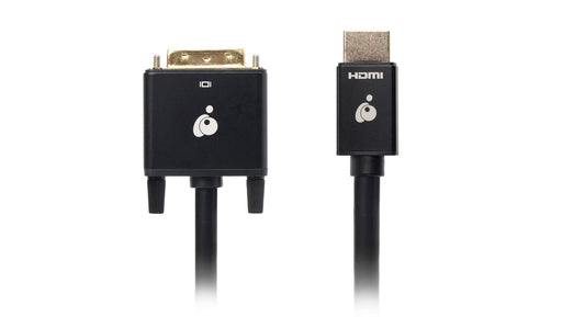 IOGEAR HDMI to DVI 3.3ft Cable - 4K @ 30Hz HDMI (M) to DVI-D (M) 1080P - Compatible with PC - TV - PS5 - Blue-ray - Xbox - Switch - GHDDVIC4K3