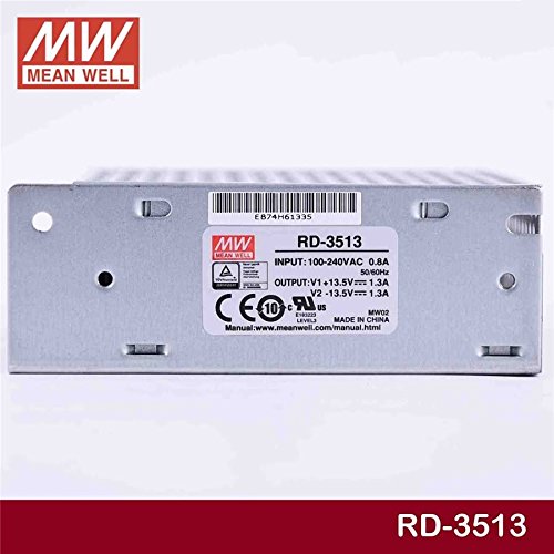 Linear And Switching Power Supplies 35.1W 13.5V/1.3A -13.5V/1.3A