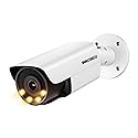 INNOSECU UltraHD 12MP AI IP PoE Camera @30fps, IP67 Outdoor Bullet Security Camera, Face Detection, Human and Vehicle Detection, Smart Dual Light