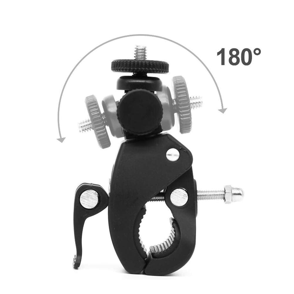 SUPON Camera Super Clamp with 1/4"- 20 Threaded Head Compatible for LCD Monitor,DSLR Cameras,DV,Flash Light,Studio Backdrop,Bike, Microphone Stands